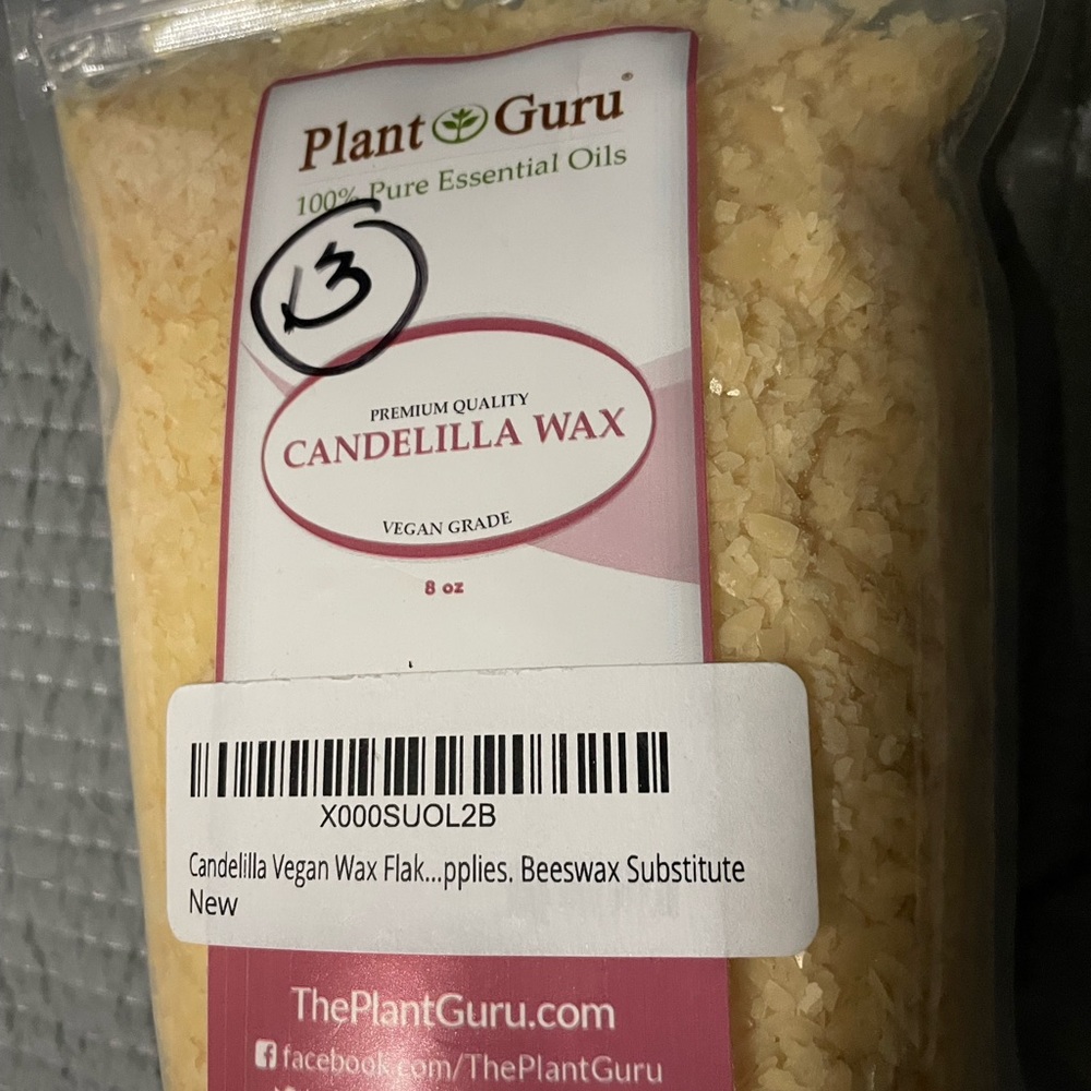 Plant Guru Candelilla Wax 💯% Pure essential oils/vegan grade